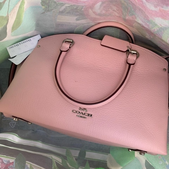 coach drew satchel black